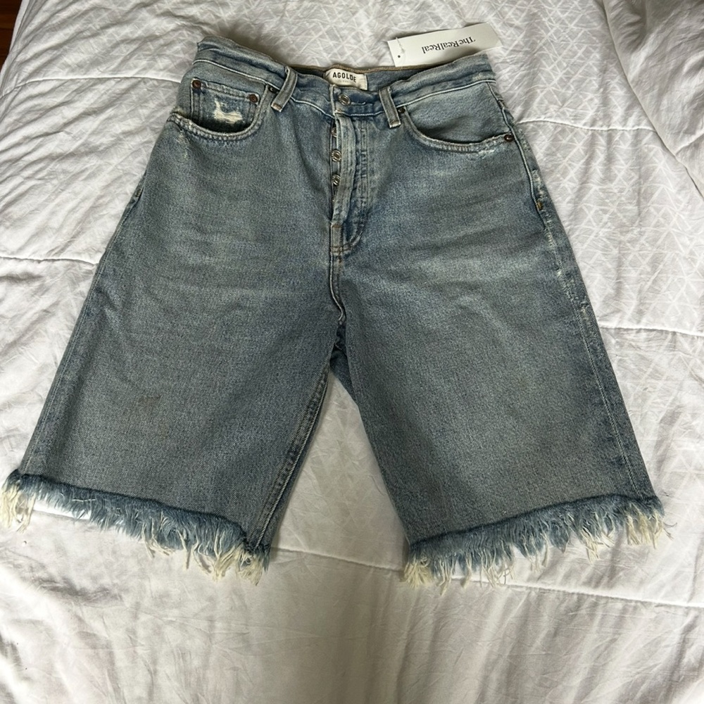 Agolde Button-Fly Denim Jeans